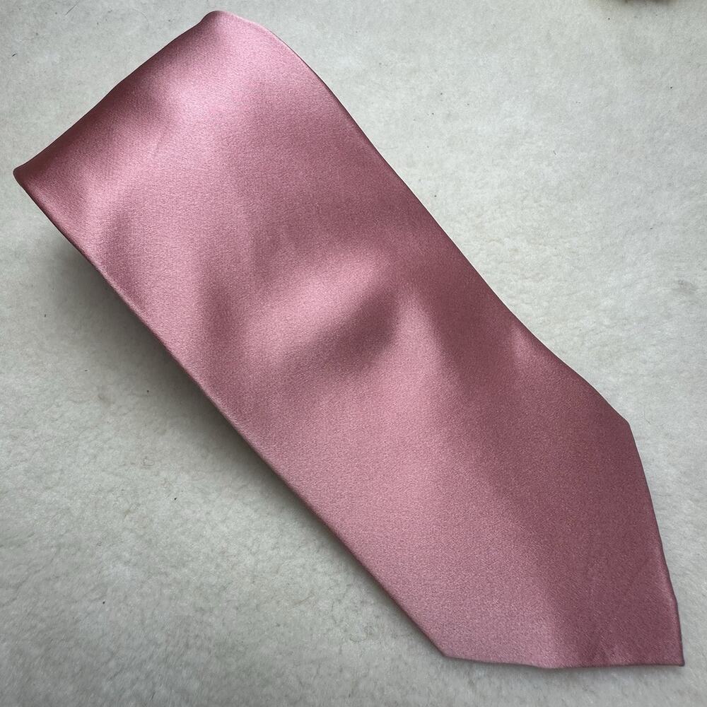 Trump Tie Silk Pink Satin 58"